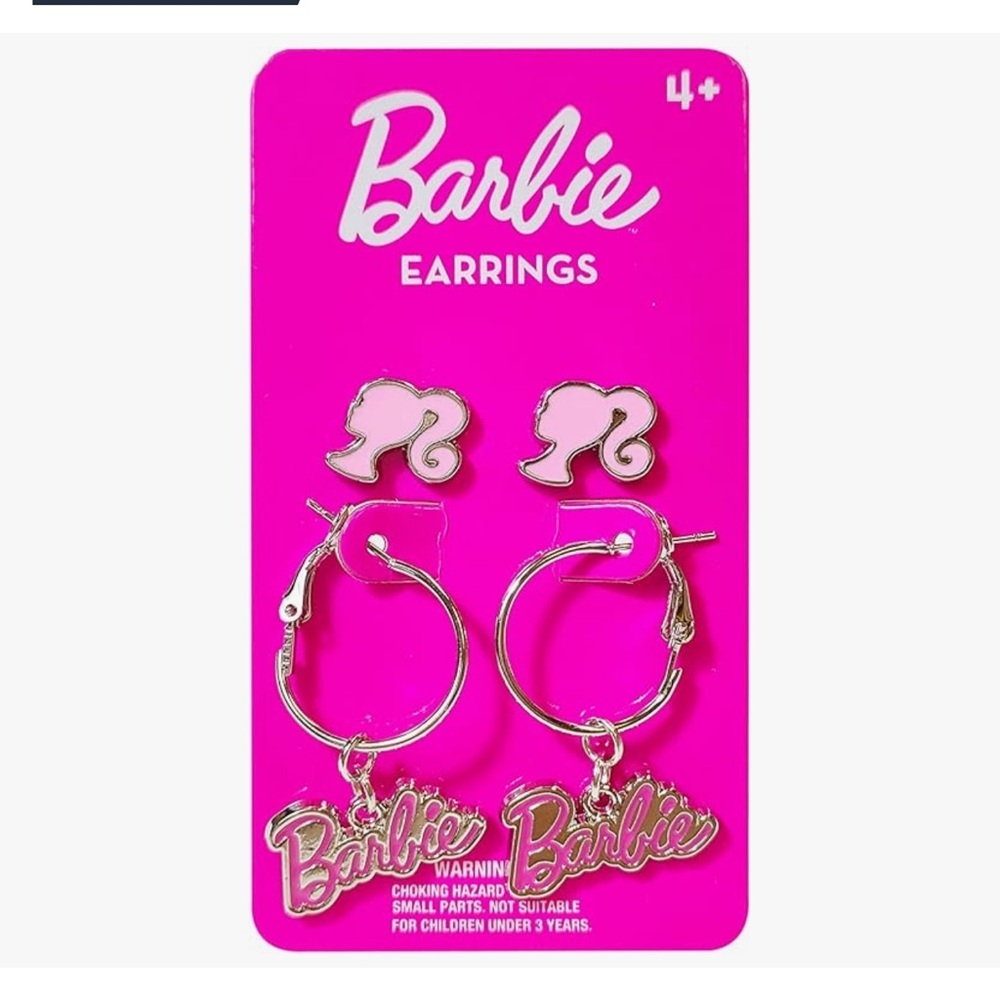 Barbie Hypoallergenic Earrings for Girls /women